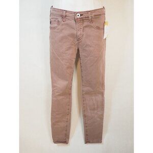 Adriano Goldschmied Cranberry The Legging Ankle Super Skinny Ankle Jean, Size 28